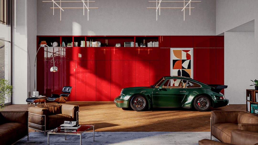 Photorealistic 3D interior visualization created by Ophir Studio to enhance user engagement within the client company’s website.